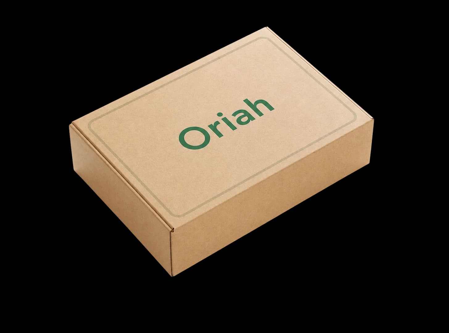 An Oriah shipping box